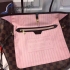 Neverfull mm damier ebene pink inside